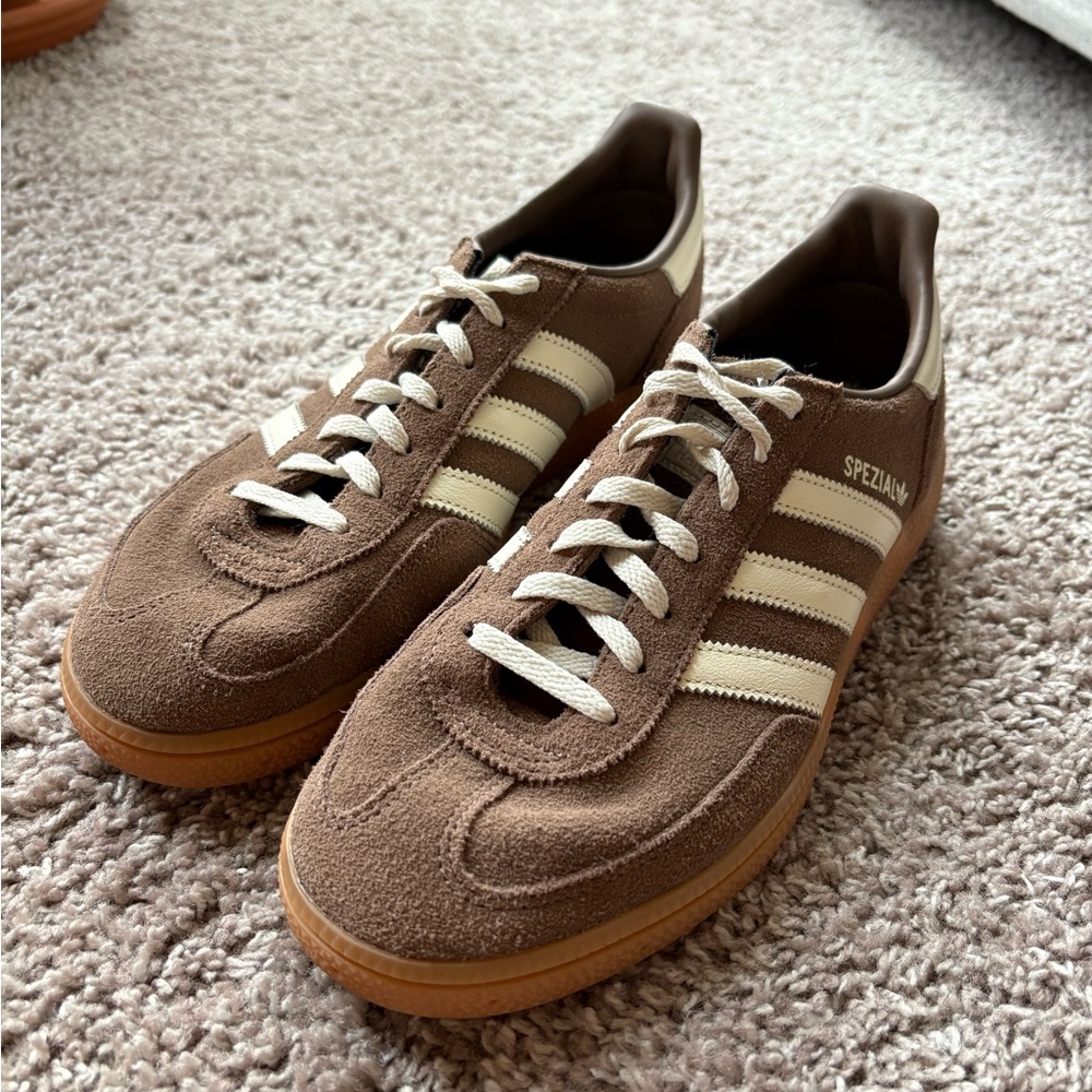 SOLD - Adidas Spezial Brown and Cream Sneakers (Women’s 10, Men’s 9)